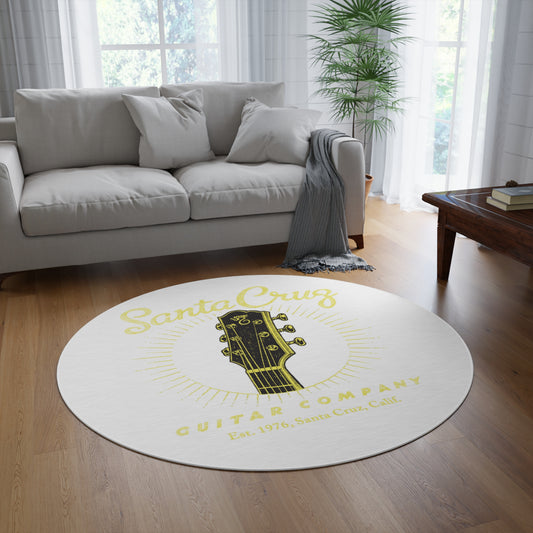 Santa Cruz Guitar Company - Headstock Logo Area Rug